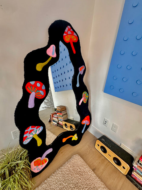 Mushroom Squiggle Mirror No. 1